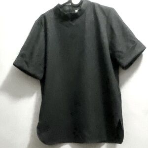 ASOS tunic style grey short-sleeved shirt